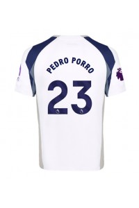 Tottenham Hotspur Pedro Porro #23 Fotballdrakt Hjemme Klær 2025-26 Korte ermer